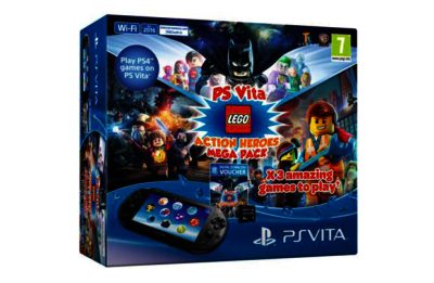 PS Vita Console and 3 LEGO Game Bundle